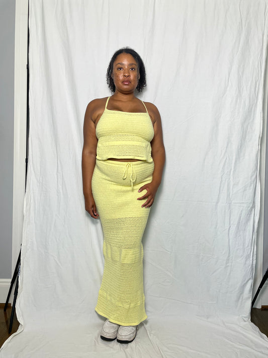 Mesh Tie Tank Top