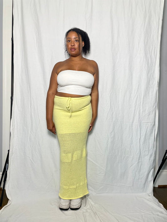 Mesh Maxi Skirt