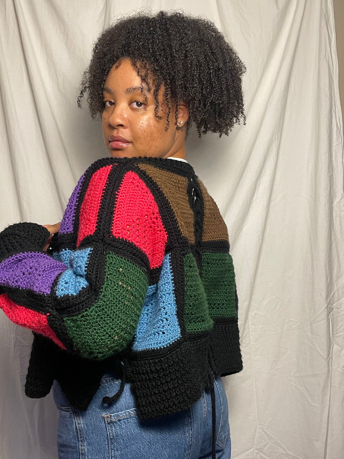 Alphabet Soup Cardigan- Throwback