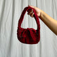 Burgundy Small Bow Shoulder Bag (Ready To Ship)