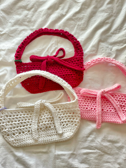Medium Bow Shoulder Bag (Ready-to-Ship)